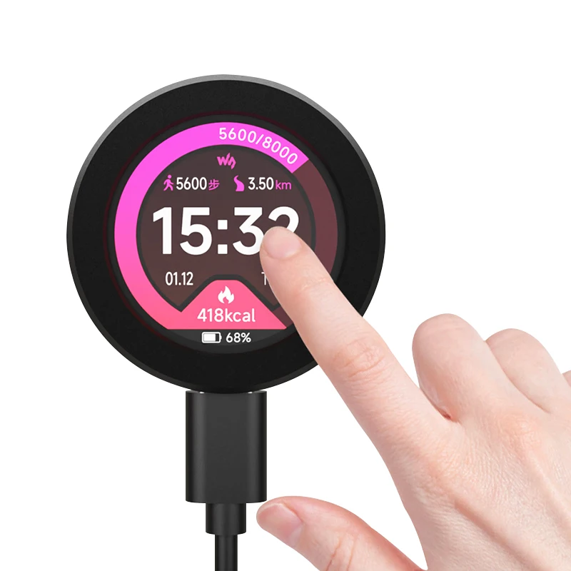 Placa de desarrollo de pantalla táctil RP2350 de 1,28 pulgadas IPS LCD de doble núcleo y doble arquitectura basada en la placa MCU Raspberry Pi RP2350 - imagen 2