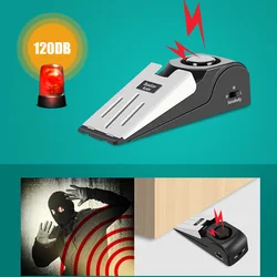 Tope Puerta Seguridad con Alarma Vibración Inalámbrica