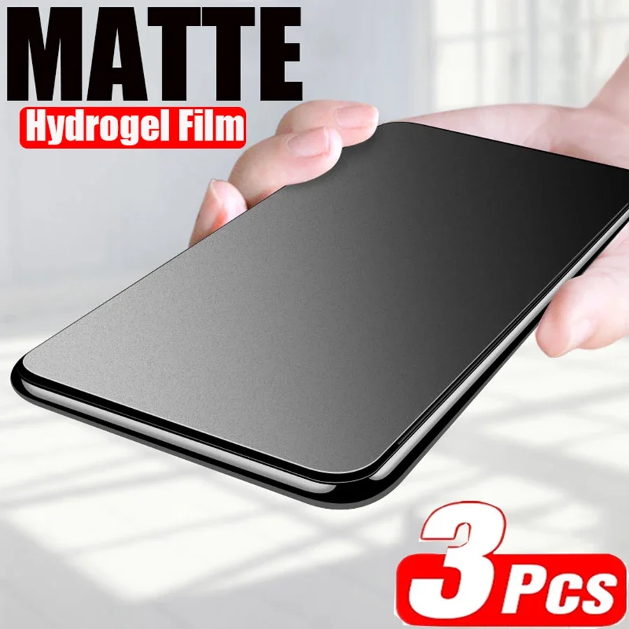3 uds película de hidrogel mate para Vivo X100 Ultra X100Pro protector de pantalla de TPU curvo 3D para VIVO X100S Pro accesorios sin vidrio