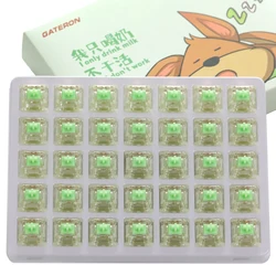 Interruptores Gateron POM Mecánicos Táctiles Prelubricados
