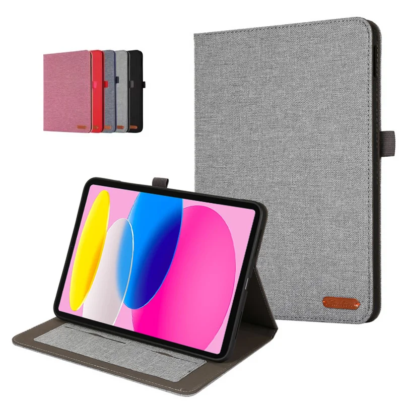Funda para Coque iPad de 10. a generación, Funda con tapa y soporte de tela suave de 2022, 10, 9 pulgadas, Funda para iPad de 10 a generación, 10,9"