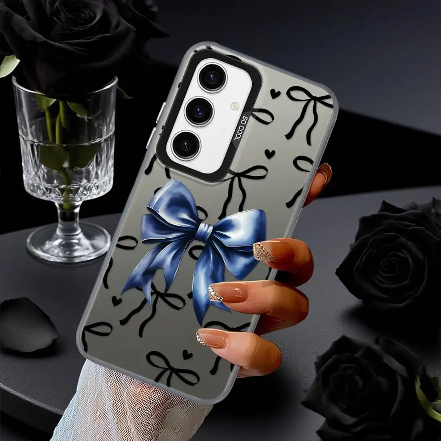 Funda bonita con pajarita para Xiaomi Poco X3 Pro F3 GT X5 X3 NFC C51 C50 F4, funda trasera para teléfono - imagen 2