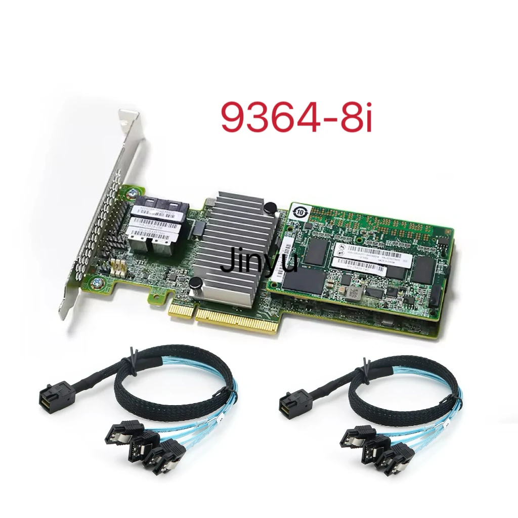 Broadcom LSI MegaRAID 9364-8I 1GB Cache 12Gb/s Controlador RAID 2x SFF-8643 SAS/SATA RAID 0,1,5,6,10,50,60