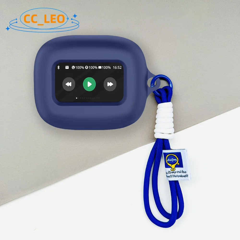 Para JBL Live Beam3 funda bonita con colgante de cordón funda suave de silicona JBL Live Flex3/JBL Live Buds3 funda protectora a prueba de golpes