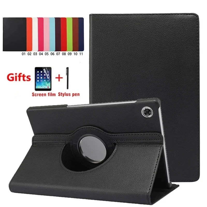 Funda giratoria 360 para Lenovo Tab 10,6 TB-125F TB-128F/ Xiaoxin Pad 2022 M10 Plus TB-X606F M10 funda de TB-X605 + película + bolígrafo - imagen 2