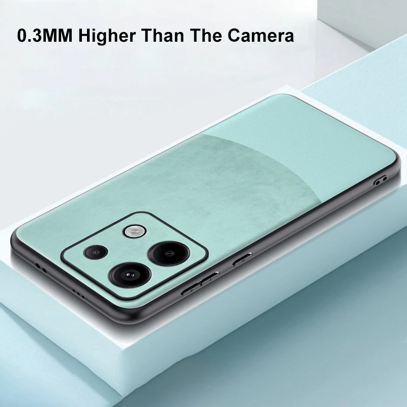 Funda de cuero PU de lujo para Xiaomi Redmi Note 13 Pro 5G, funda trasera de silicona, protección completa, funda de teléfono para Redmi Note 13 Pro Plus - imagen 4