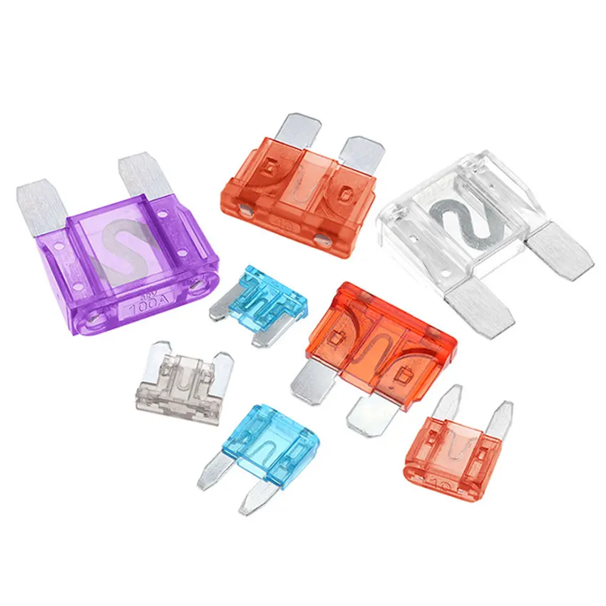 20 piezas enchufe de fusible de coche 1 ~ 10A 15/20A 25A 30A 35A 40A 60A 70A 80A Amp juego de fusibles de Clip para coche camión estándar Mini pequeño medio Micro M2 - imagen 2