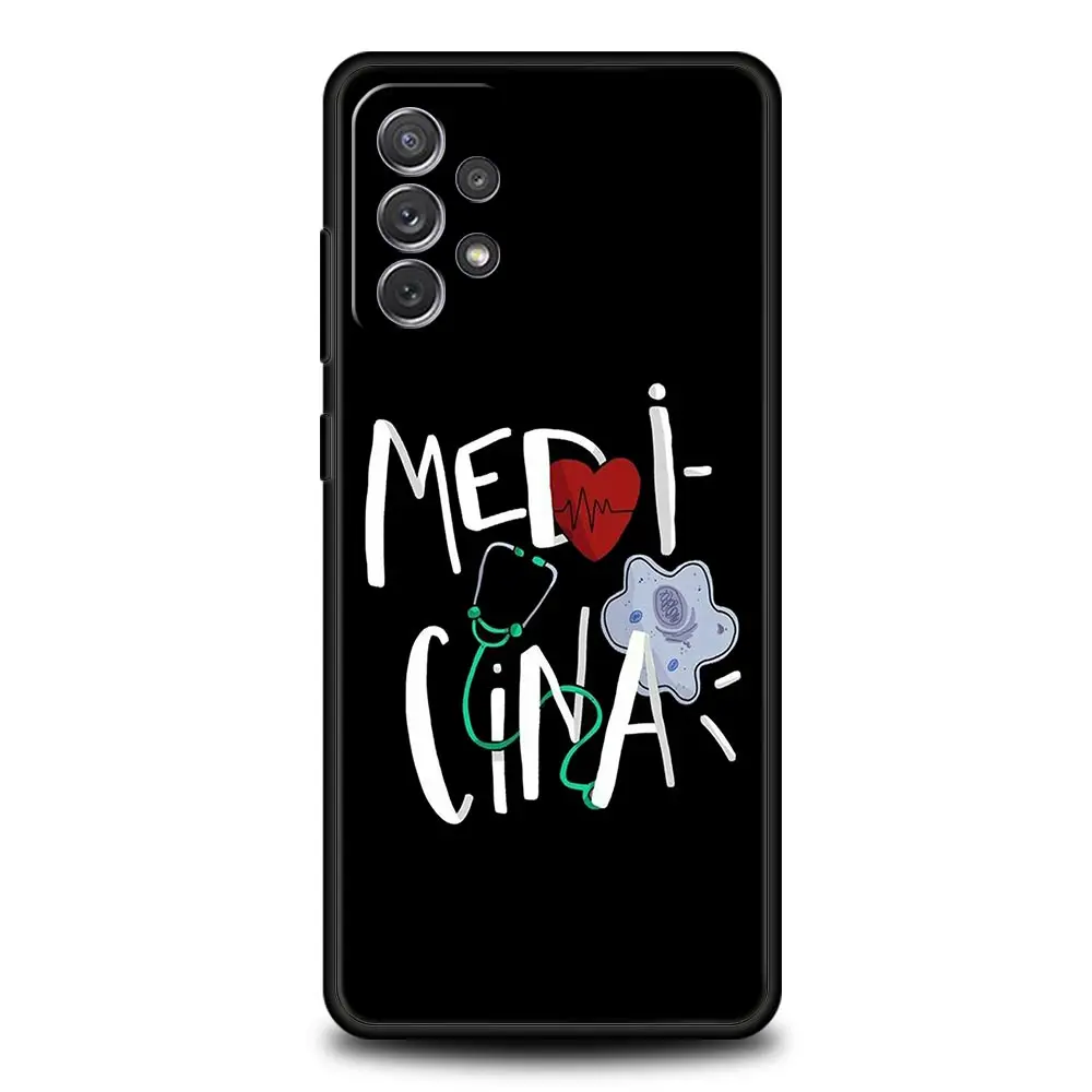 Funda de teléfono para Samsung Galaxy A15 A13 A51 A71 A41 A31 A21S A03S A05 A35 A55 A23 A25 A33 A53 A73 5G cubierta Doctor enfermera médica - imagen 5