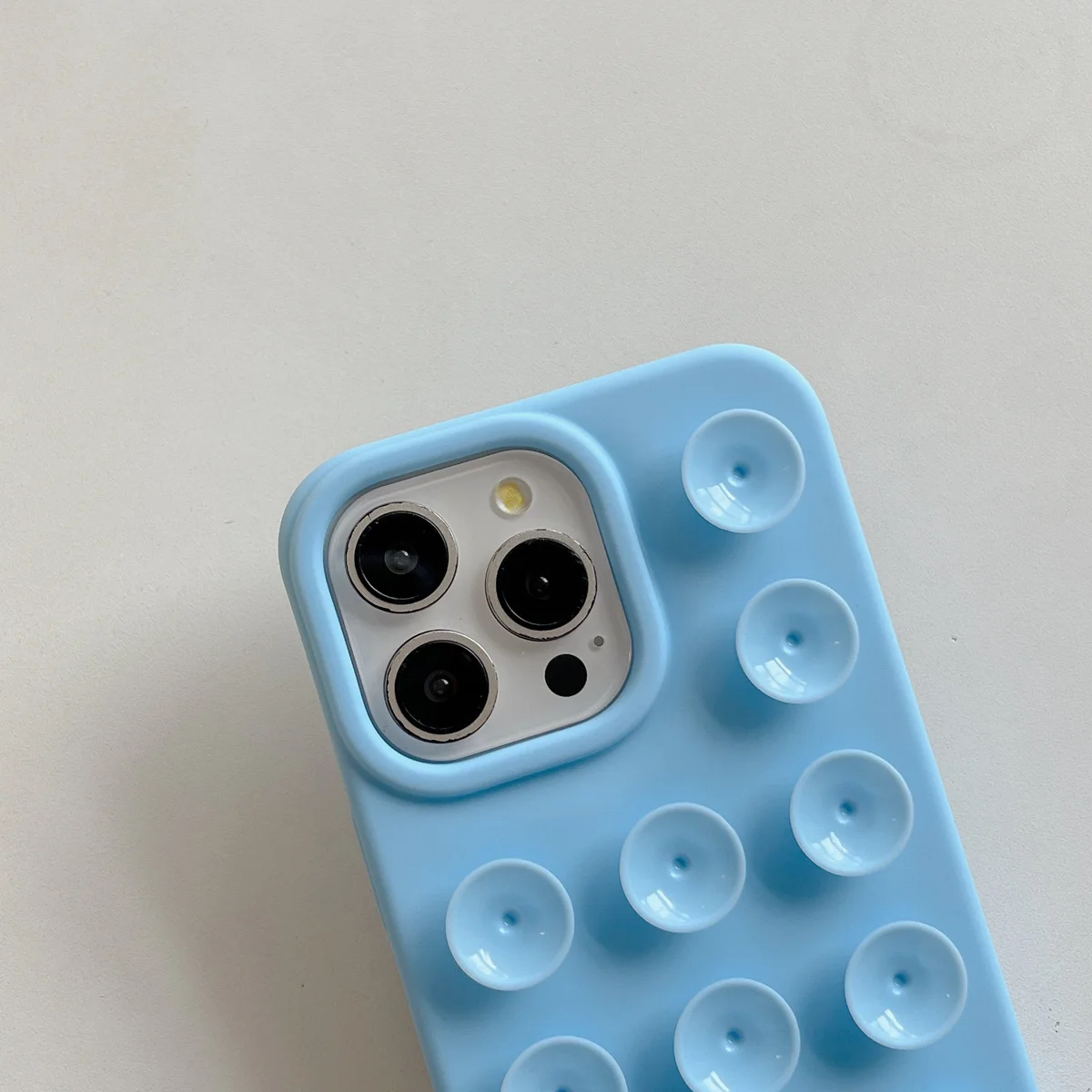 Funda de teléfono de silicona suave con ventosa para iPhone 17 Pro Max 16 13 11 15 14 Plus 12 17 Air XR Funda de Color caramelo a prueba de golpes - imagen 5