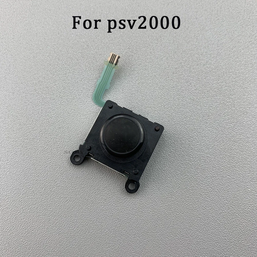 Nuevo botón de palanca de pulgar de repuesto, Joystick analógico 3D basculante para PS Vita PSVITA PSV 2000, blanco y negro, Original - imagen 3