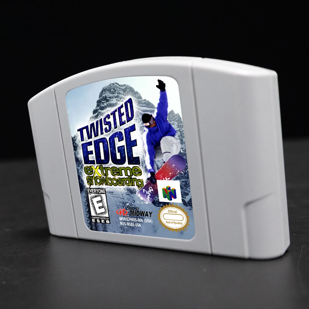 Cartucho de juego de snowboard Twisted Edge Extreme para consolas NTSC USA de 64 bits, tarjeta de juego N64