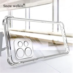 Para Moto Edge Plus 2023 Airbags Buffer funda de protección completa para Motorola Edge Plus 2023 funda trasera suave de TPU a prueba de golpes