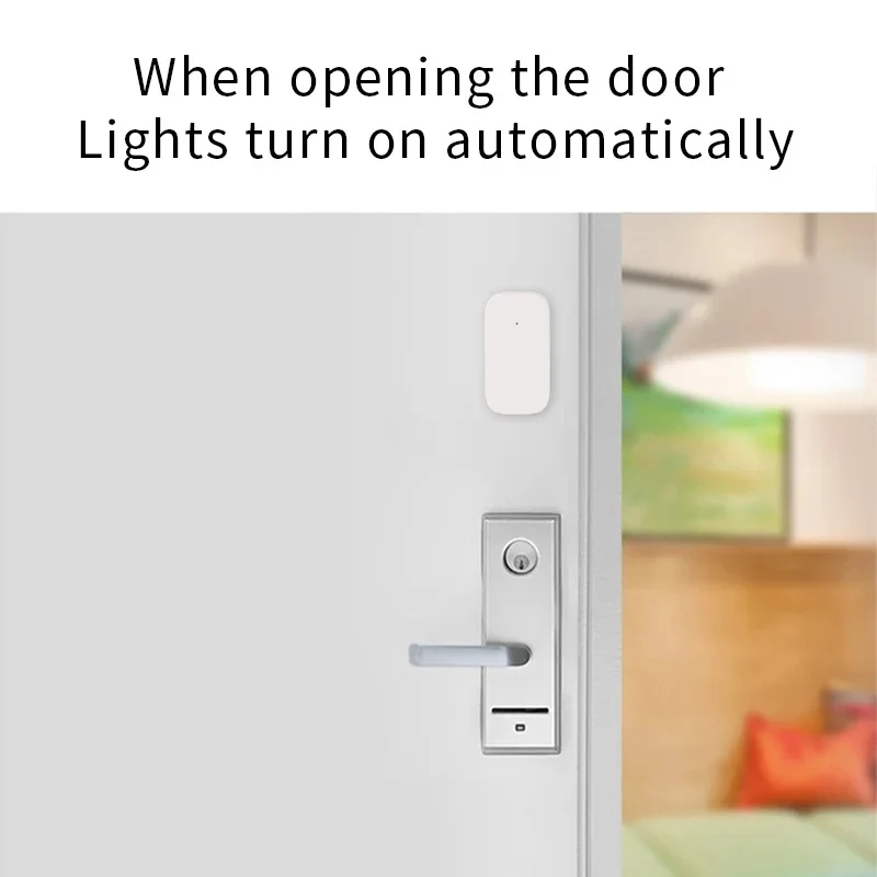 Aqara-Sensor de puerta y ventana Original Zigbee, conexión inalámbrica, Mini Sensor de puerta inteligente, funciona con la aplicación Mi Home para Xiaomi HomeKit - imagen 4