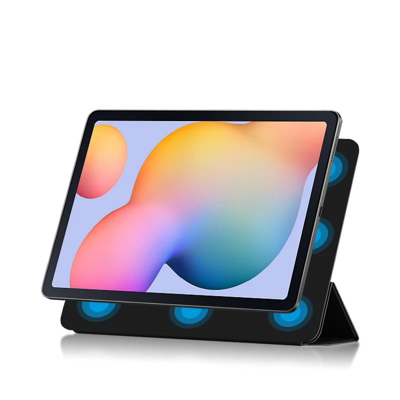 AJIUYU-funda magnética para tableta Samsung Galaxy Tab S6 Lite, cubierta inteligente con soporte triple, 10,4 pulgadas, 2022, 2020, SM-P613, P619, SM-P610, P615 - imagen 2
