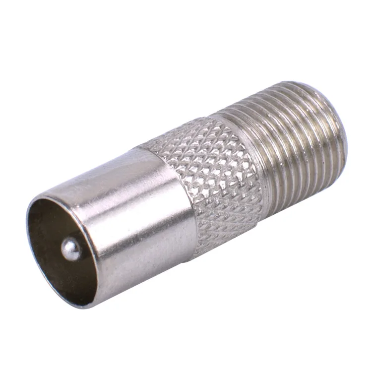 2/5/10 unids/lote adaptador macho aéreo F hembra a TV convertidor macho conector Coaxial satelital sincronización de datos TV enchufe Coaxial C5 - imagen 2