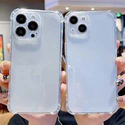 Funda de silicona transparente antigolpes para Samsung Galaxy