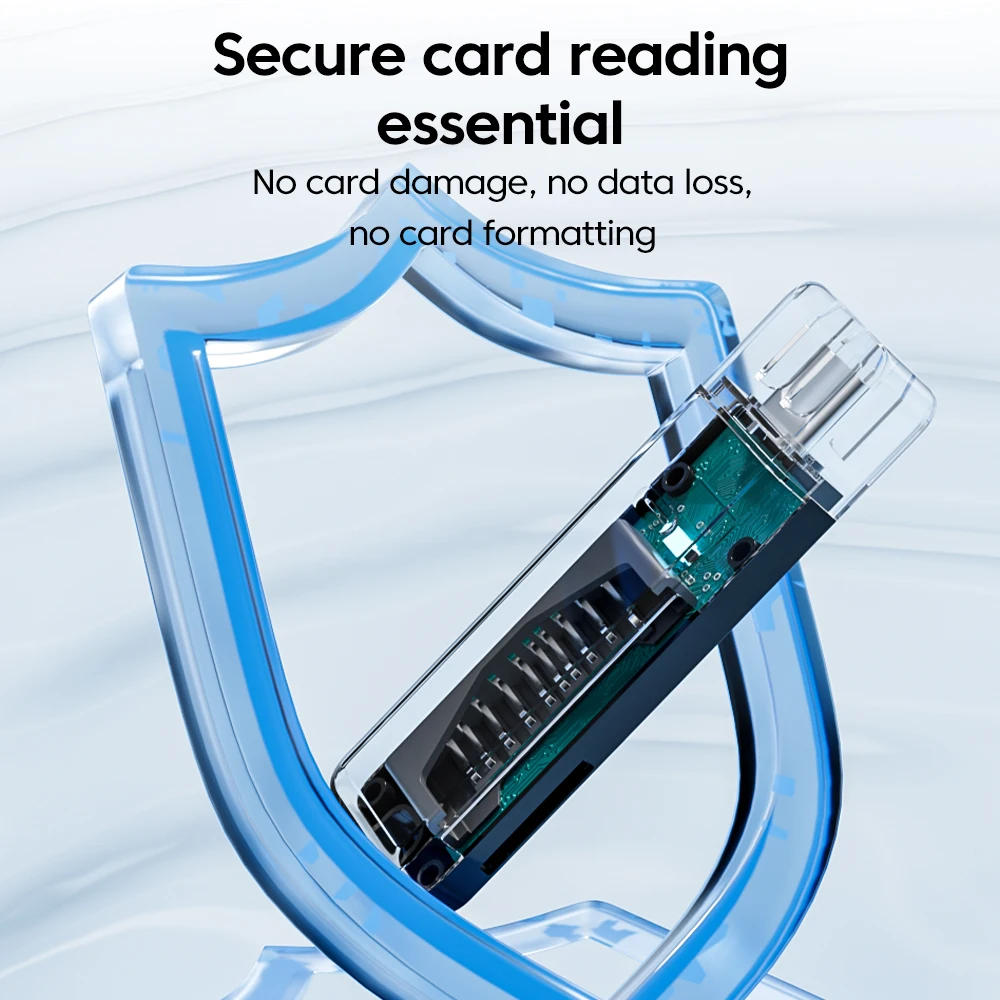 Olaf 2 en 1 Mini lector de tarjetas tipo C a SD + lector de tarjetas TF lector de tarjetas de memoria SD de alta transferencia para PC portátil accesorios adaptador SD - imagen 5
