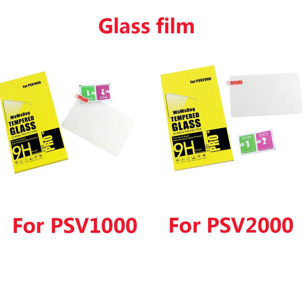 1 Juego para PSV1000 2000 Protector de pantalla de vidrio templado frontal película protectora para PlayStation Psvita PS Vita PSV 2000 - imagen 2