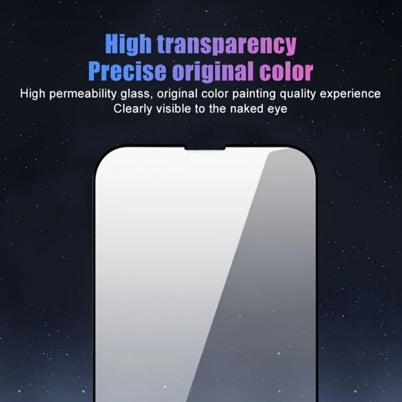 Protector de pantalla de vidrio templado HD para iPhone 11, 12, 13, 14, 15 16 Pro Max 7 8 Plus XR XS Max, película de vidrio resistente a los arañazos, 2 uds. - imagen 4