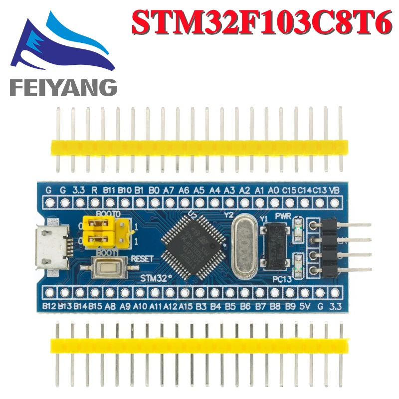 STM32F103C6T6 STM32F103C8T6 ARM STM32 Módulo de placa de desarrollo de sistema mínimo para Arduino - imagen 3