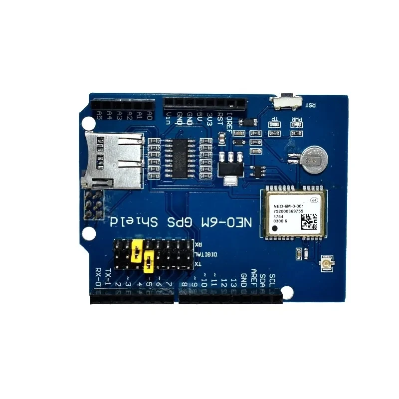 NEO-6M GPS Logger Shield Módulo de placa de expansión Shield SPI UART con ranura para tarjeta SD para Arduino UNO R3 ONE - imagen 4