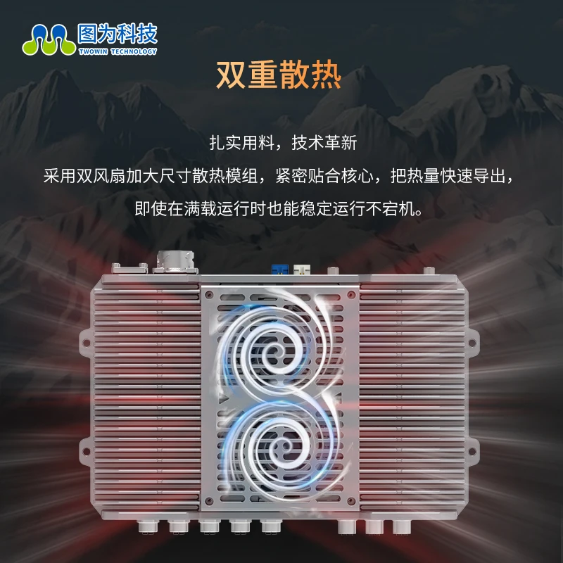 Caja informática Tuwei T930 AI: módulo NVIDIA Jetson AGX Orin y Xavier, sistema Industrial Edge - imagen 3