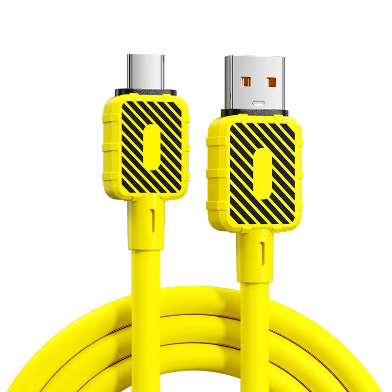 Cable de línea de datos tipo C de carga súper rápida de 100W, Cable de carga 6A de 1M, 1,5 M, 2M para accesorios de teléfono móvil Huawei Xiaomi - imagen 3