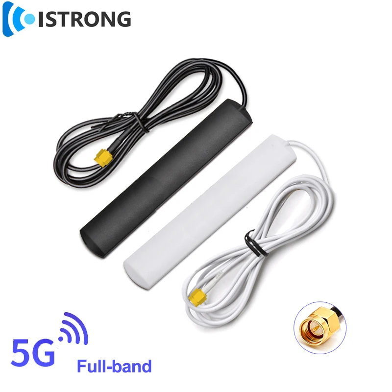 Antena de parche de banda completa 5G para exteriores, amplificador de señal móvil de alta ganancia de 8dbi, amplificador de red de largo alcance TS9 SMA para gabinete DTU de coche - imagen 2