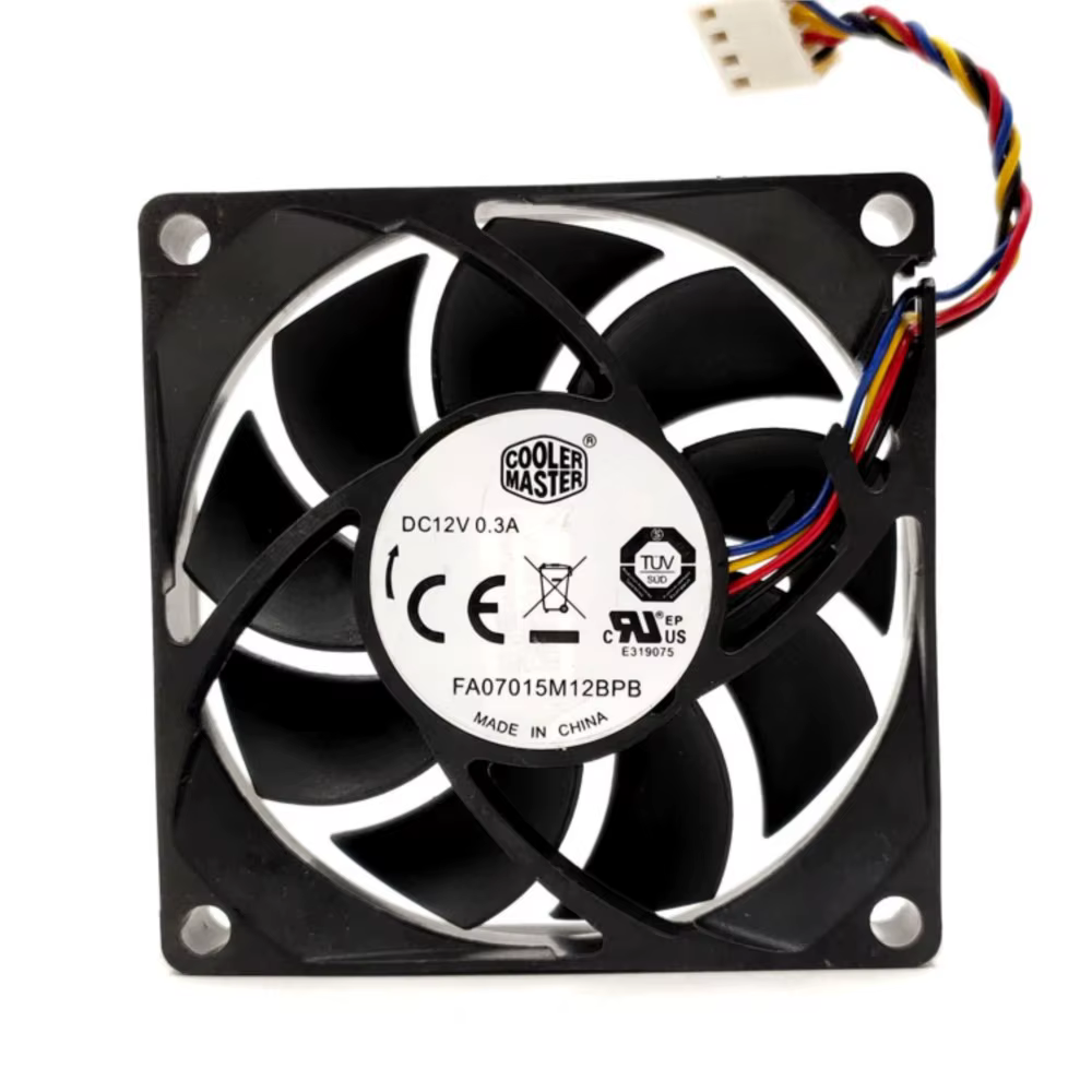 Ventilador PWM 70mm Silencioso – Refrigeración CPU 12V - imagen 2
