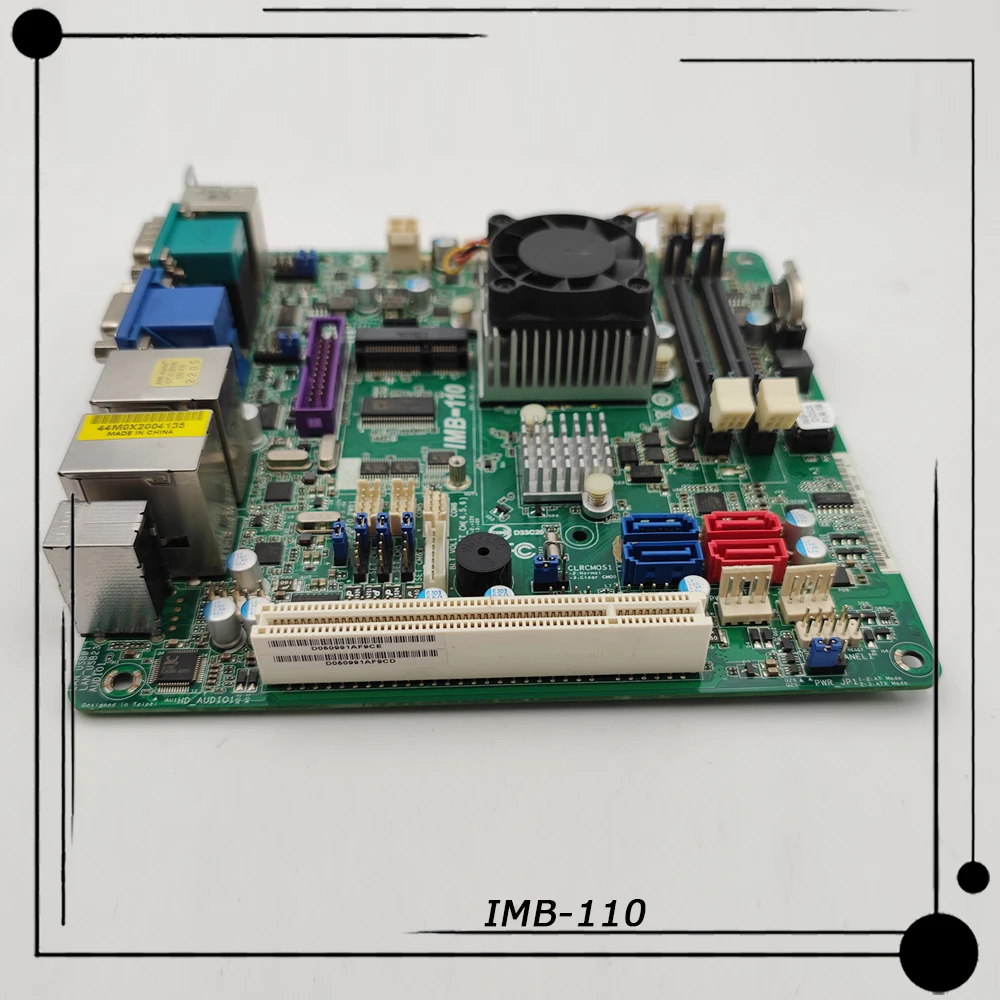Puerto de red dual de la placa base de control industrial IMB-110 con CPU
