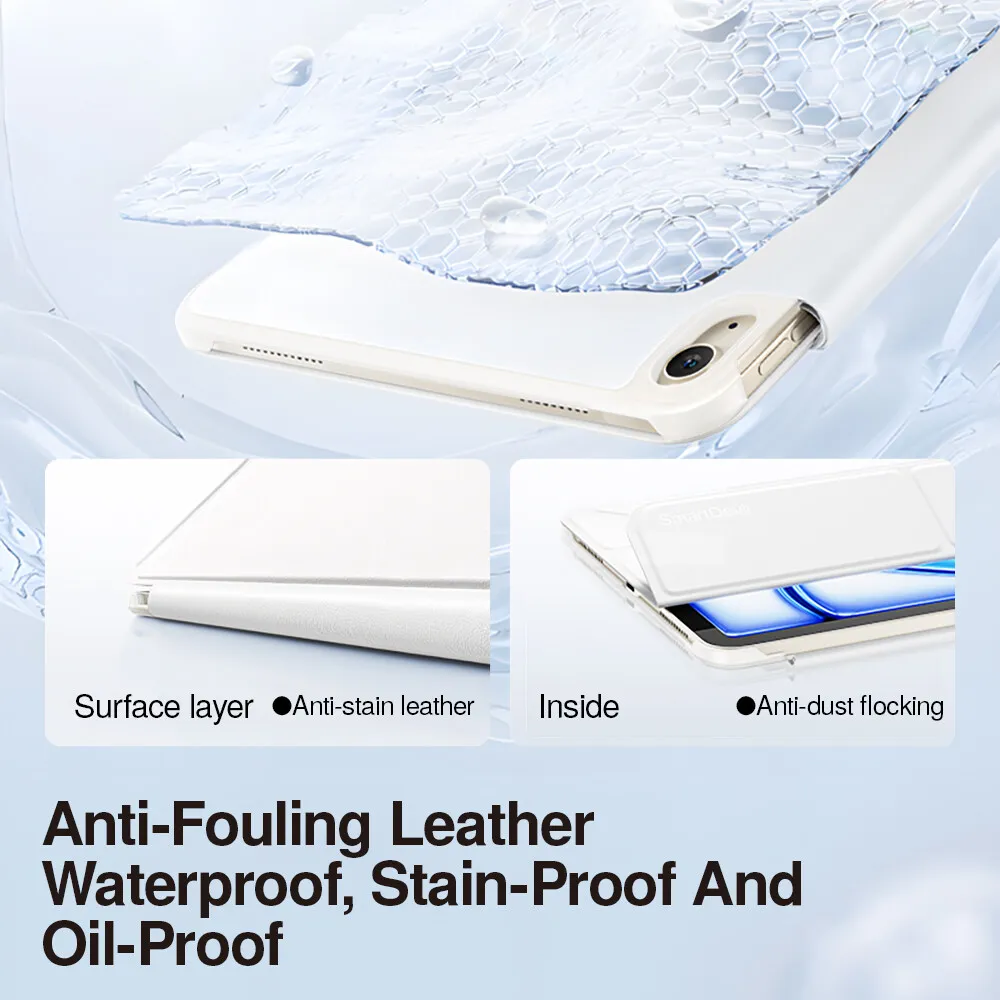 Funda plegable para tableta SmartDevil con vidrio templado para iPad Air7 2025 iPad Pro 2024, funda protectora magnética para tableta - imagen 2