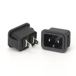 Conector de alimentación IEC C10 macho para PDU y UPS