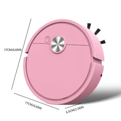 Robot Aspirador Compacto Recargable para Pelo de Mascotas