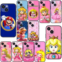 BK-25 funda blanda princesa melocotón para Huawei Y6P Y7A Y7 Mate 20 Nova 3i 4E 5T P20 P30 Lite Pro