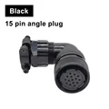 black-15 pin plug