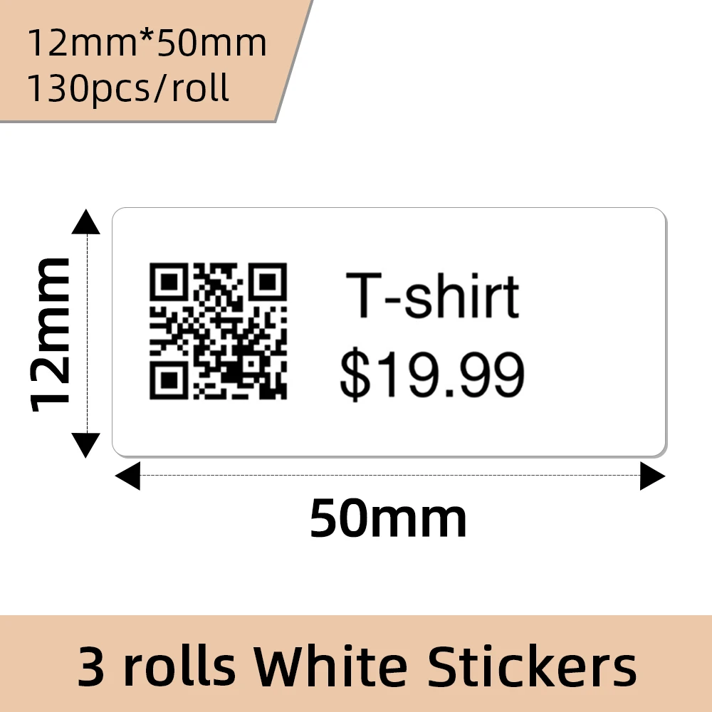 12x50mm Sticker
