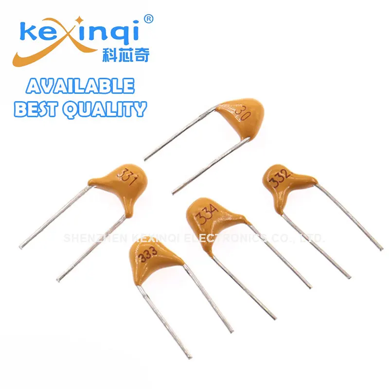 100 Uds 50V condensador cerámico monolítico 22PF 47NF 220NF 1NF 4,7 UF 1UF 100NF 330NF 0,1 UF 102 104 105 106 103 473 334 2,2 Nf Pf Uf