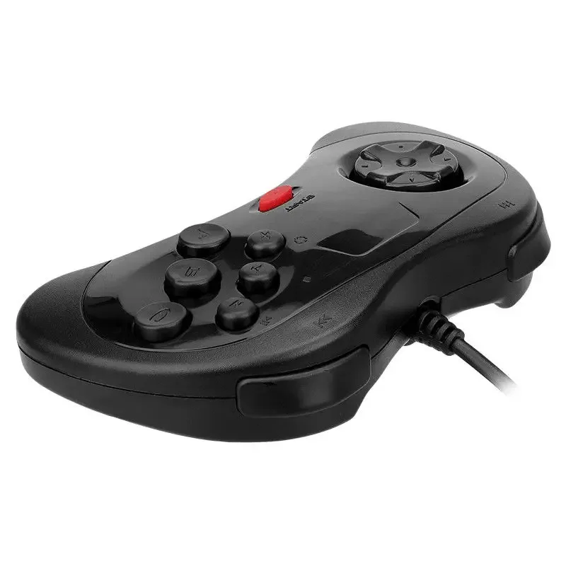 Mando con cable USB para Sega, controlador de sistema Saturn para Joystick Saturn, Joypad, controlador de juego clásico USB, Joypad - imagen 5