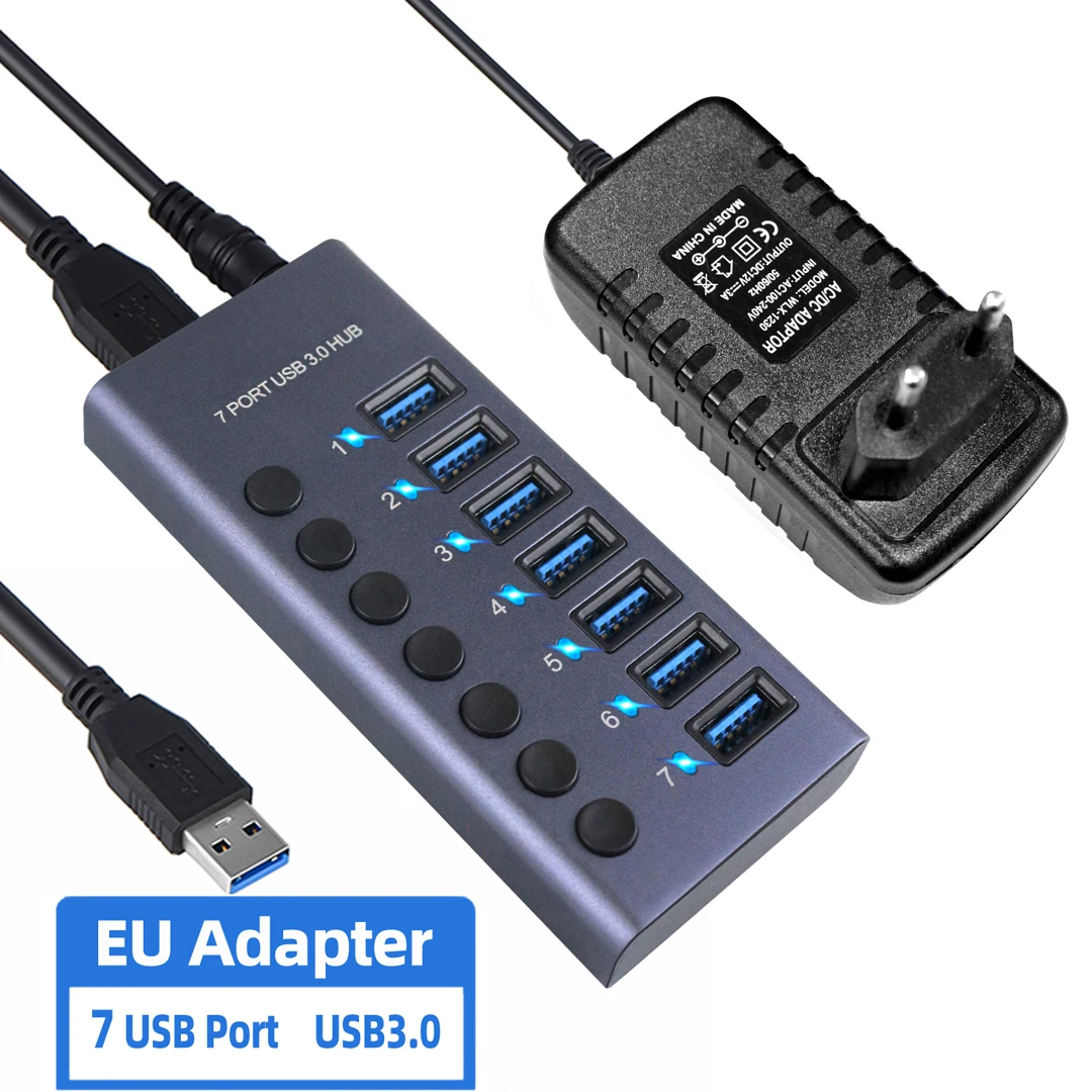7Port EU Power Plug