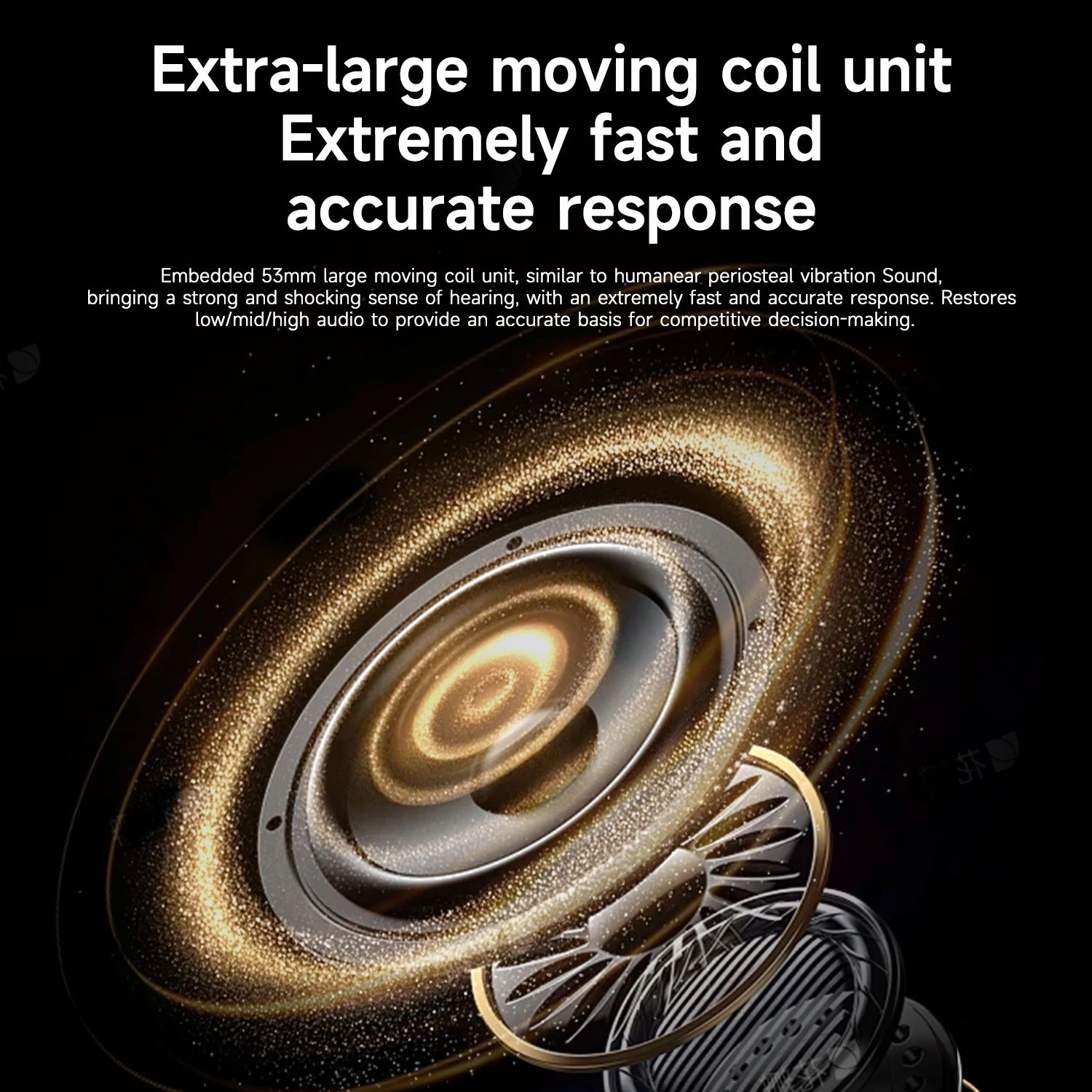 Auriculares Ajazz AHM08 MAX, auriculares inalámbricos Bluetooth de tres modos para juegos, auriculares de baja latencia, juegos de deportes electrónicos adecuados para PC - imagen 3