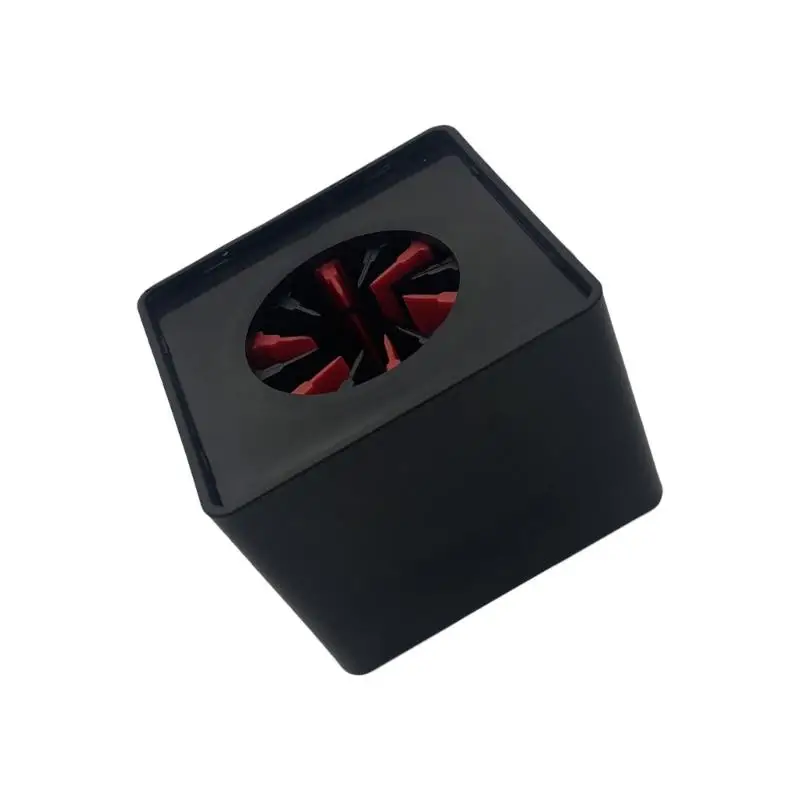 Y1UB intercambie estaciones bandera micrófono Square Cube ABS con relleno suave para micrófonos inalámbricos y grabadoras - imagen 3