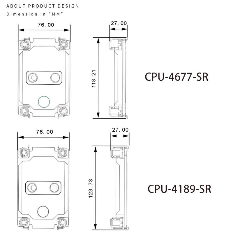 Bykski CPU bloque de agua uso para Intel LGA4189/LGA4677 enchufe rectángulo CPU/radiador de Metal de cobre sistema de refrigeración líquida - imagen 4