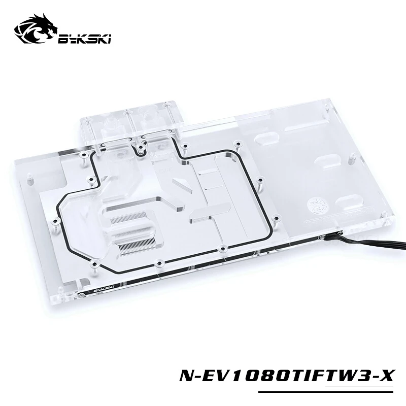 Bykski-bloque de agua de GPU para N-EV1080TIFTW3-X, tarjeta de vídeo para EVGA GTX 1080 Ti FTW3 GAMING/EVGA GTX 1080 Ti PINGKIN, enfriador VGA - imagen 5