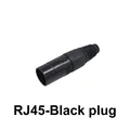 RJ45-Black  plug