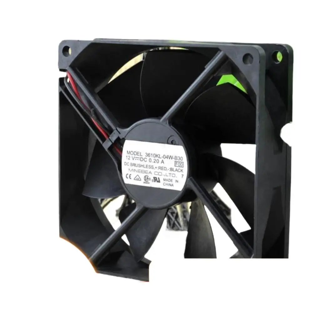Para ventilador de refrigeración de fuente de alimentación 3610KL-04W-B30 9CM 12V 0.20A, 9225 cajas de PC, servidores y flujo de aire eficiente