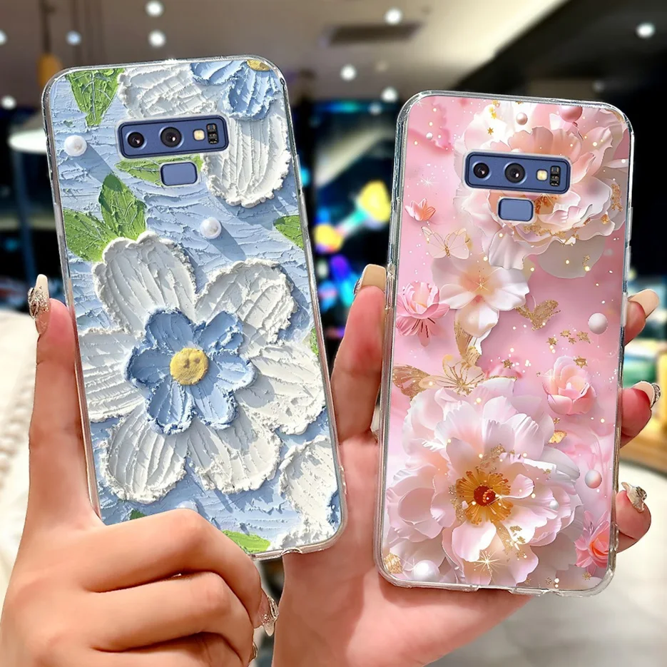 Para Samsung Galaxy Note 9 funda SM-N960F funda pintada Popular de lujo funda de silicona suave para Samsung Note 9 Note9 bolsas de contraportada - imagen 4