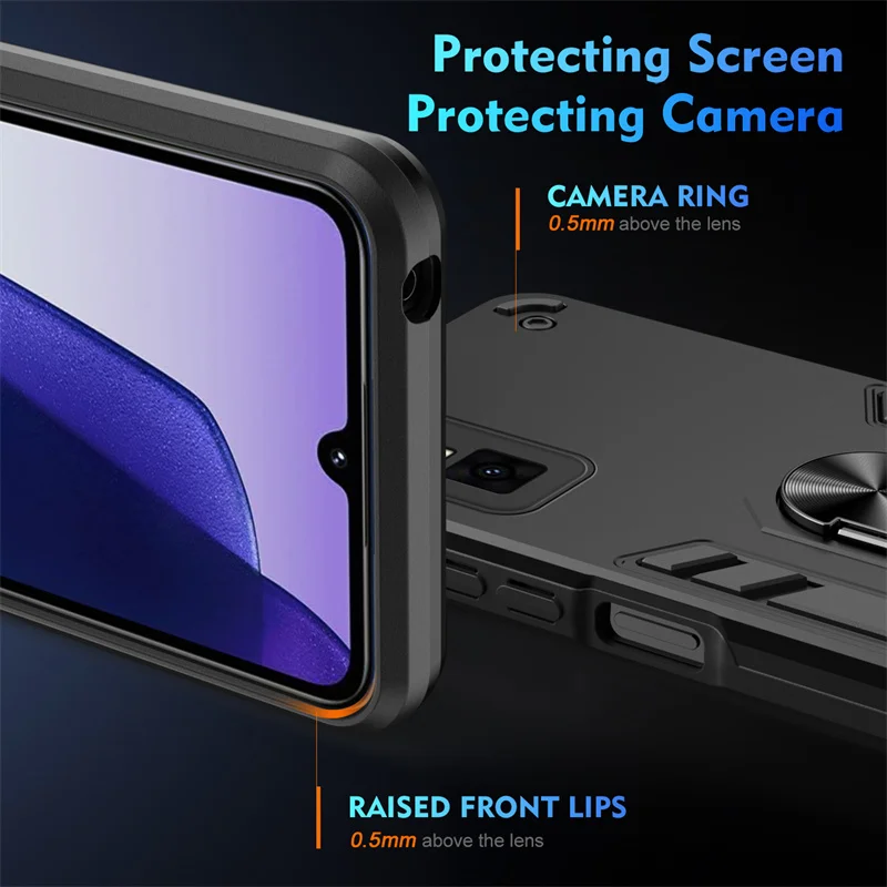 Funda de grado militar para Infinix GT 30 Pro, funda protectora a prueba de golpes, soporte de anillo, Fundas Coque - imagen 5