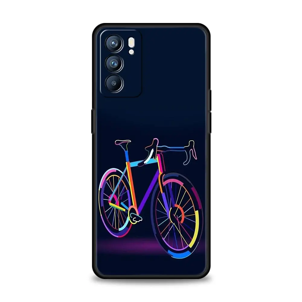 Funda para Oppo Reno13 Reno12 Reno11 F Reno10 Pro A54 A53 A95 A76 A74 A57 A98 A80 A79 5G A78 4G, funda para bicicleta de montaña, arte de ciclismo - imagen 3