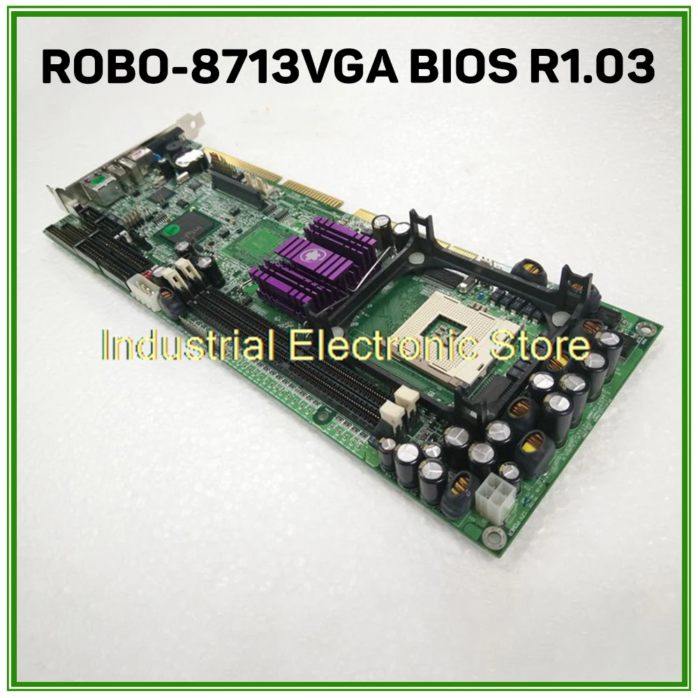Placa base de computadora industrial original ROBO-8713VGA BIOS R1.03