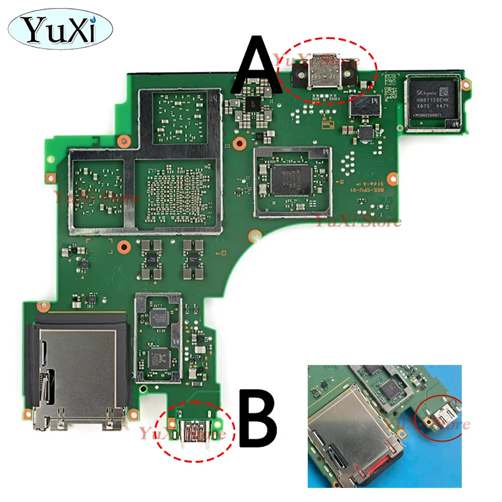 Conector de alimentación de puerto de carga USB tipo C para Switch 2 NS 2, cargador de consola de juegos, enchufe, pieza de reparación, 2 uds. - imagen 4
